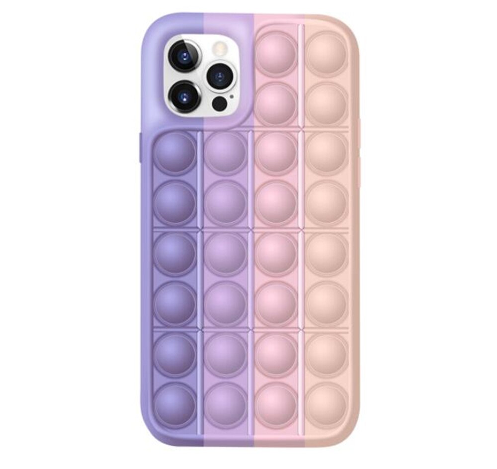2021 Best hot selling phone case Mini Tabletop Game Push Pop phone cover Silicone Rodent Pioneer Thinking for iPhone